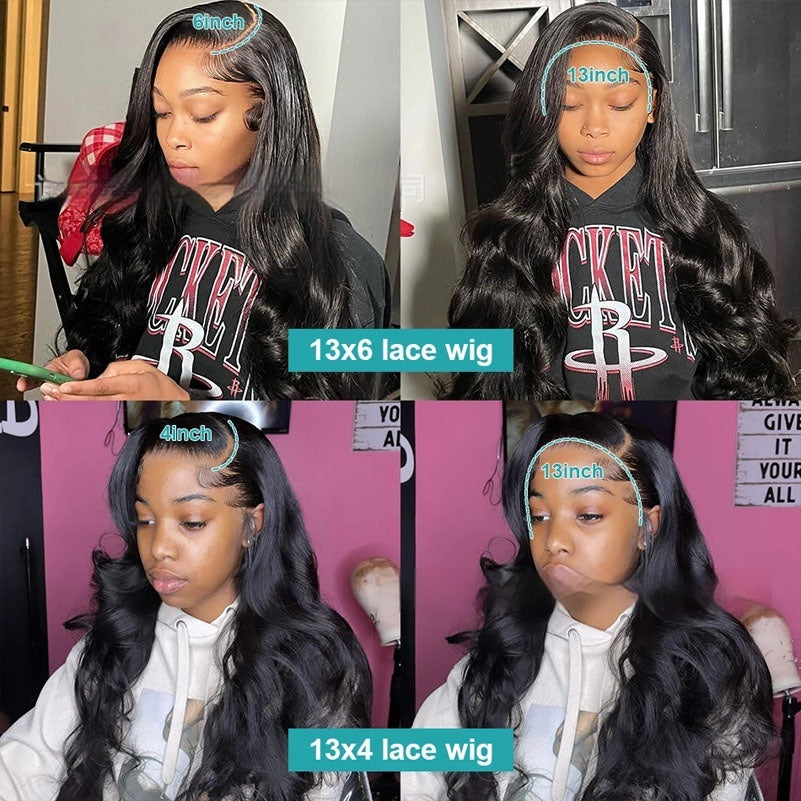 13x6 Front Lace Body Wave Lace Front Wig Human Hair