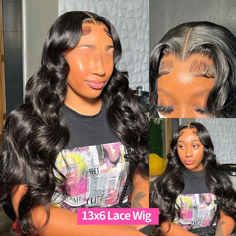13x6 Front Lace Body Wave Lace Front Wig Human Hair